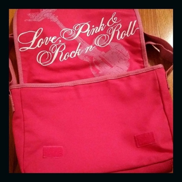 Victoria’s Secret PINK Love Pink & Rock n’ Roll Crossbody. - Picture 4 of 6